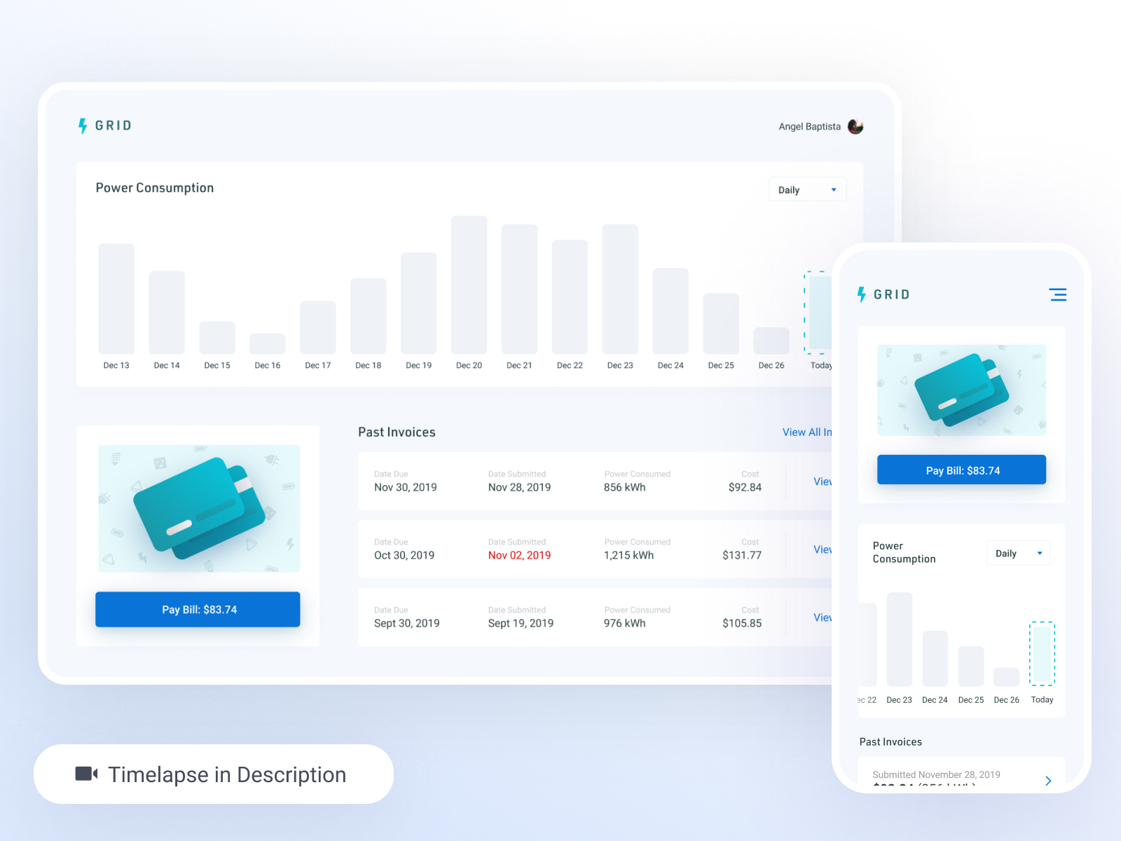 Energy dashboard