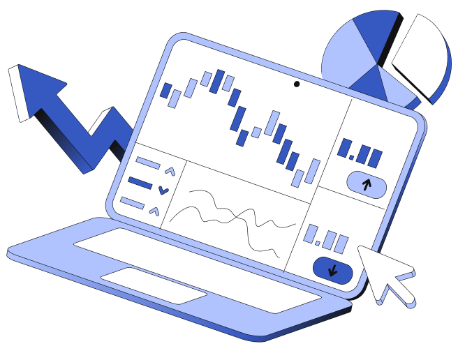 illustration of financial dashboard