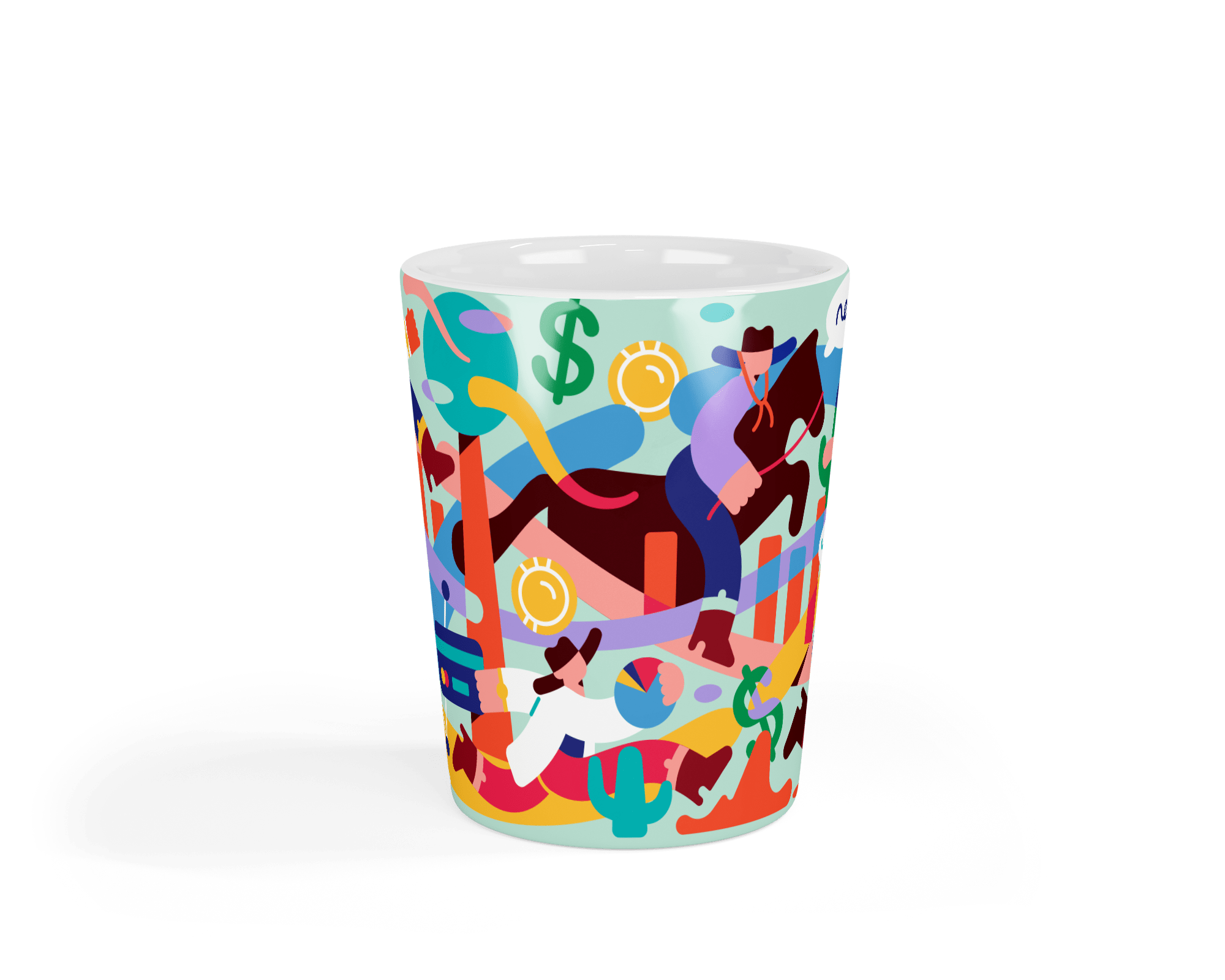 dallas shot glass